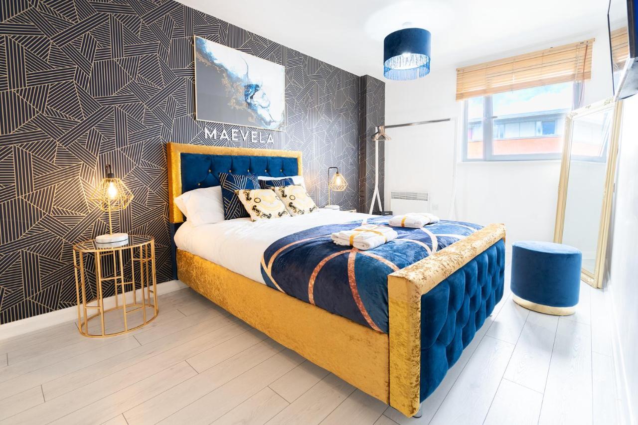 Maevela Apartments - Ultra Lavish Luxury 2 Bed Apartment City Centre - With Balcony - Free Secure Parking - Ps4 & Smart Tv'S Бирмингем Экстерьер фото