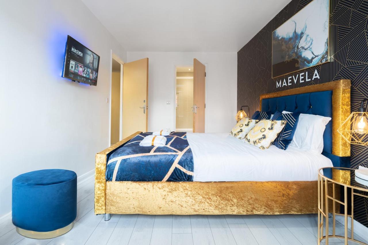 Maevela Apartments - Ultra Lavish Luxury 2 Bed Apartment City Centre - With Balcony - Free Secure Parking - Ps4 & Smart Tv'S Бирмингем Экстерьер фото